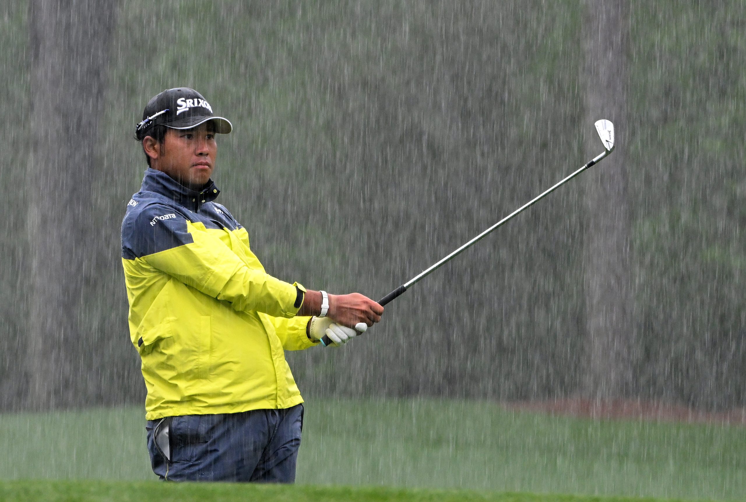 Quail Hollow Closed Yet Hideki Matsuyama Goes Viral in Downpour